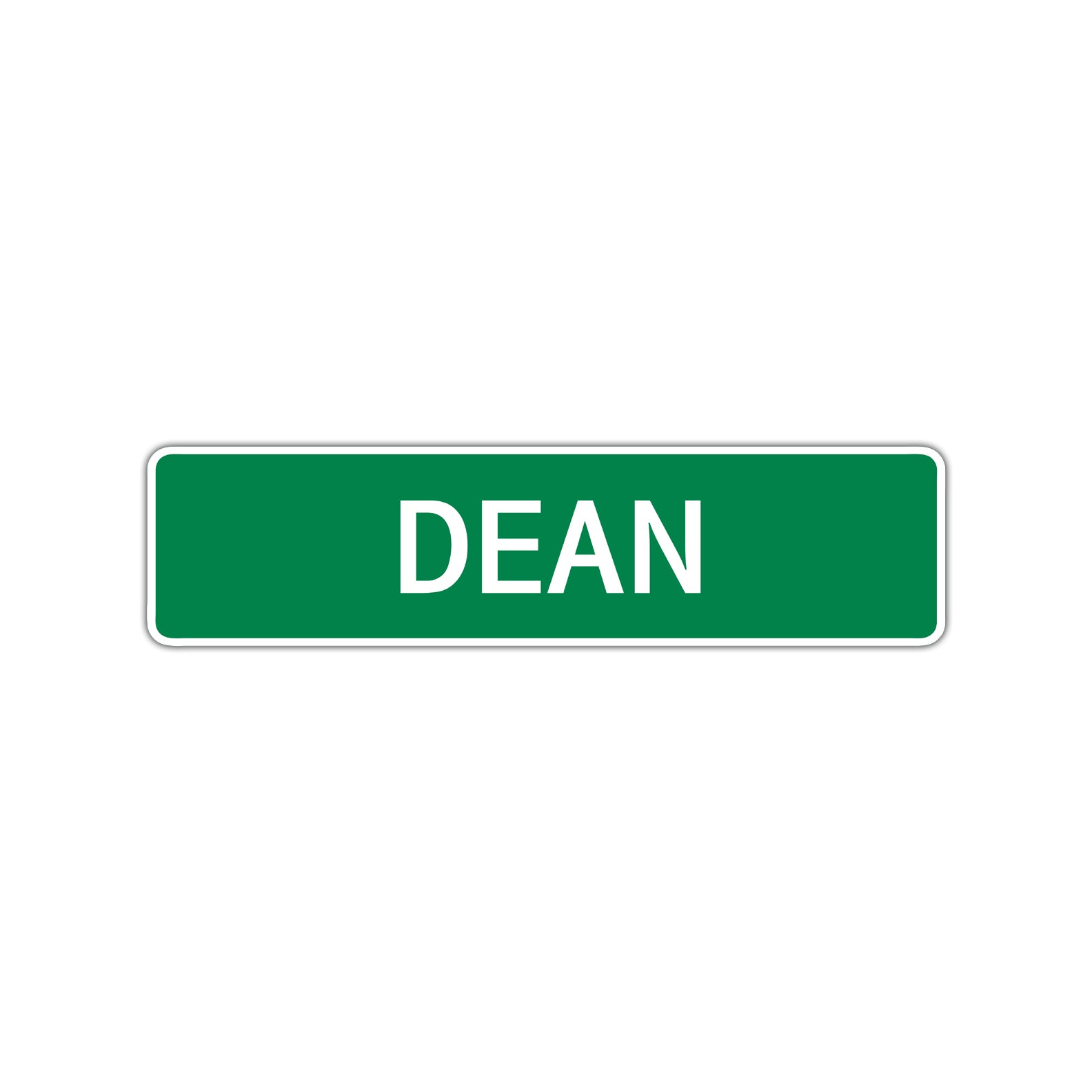 Dean Street Sign Children Name Room Plate