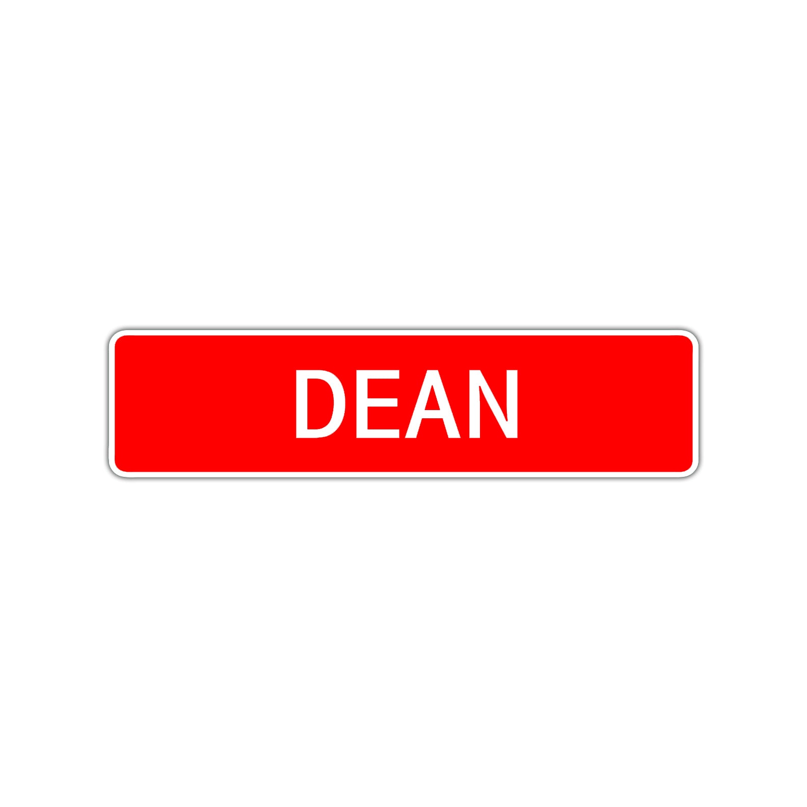 Dean Street Sign Children Name Room Plate