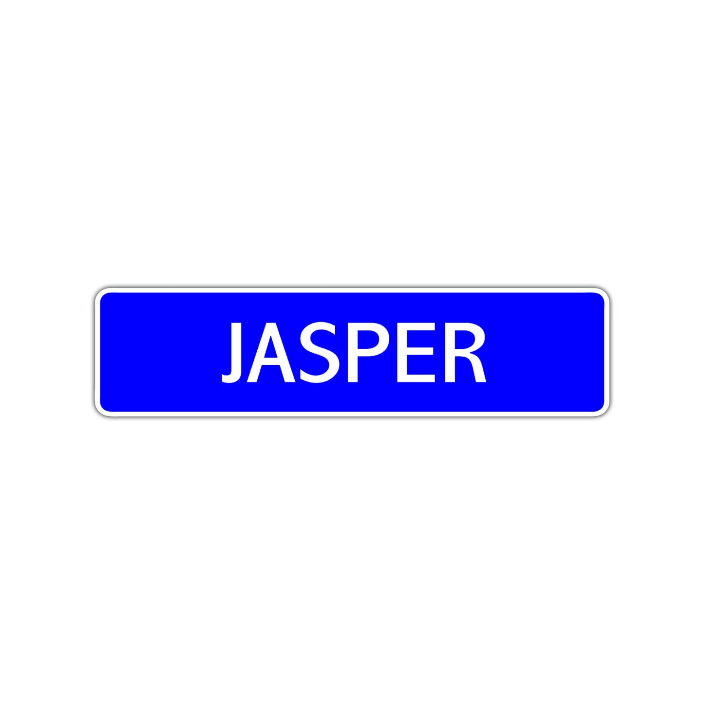 Jasper Street Sign Children Name Room Plate