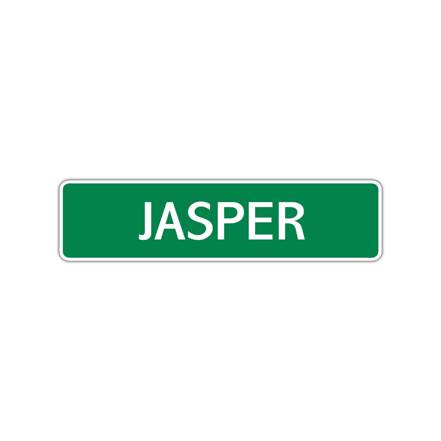 Jasper Street Sign Children Name Room Plate