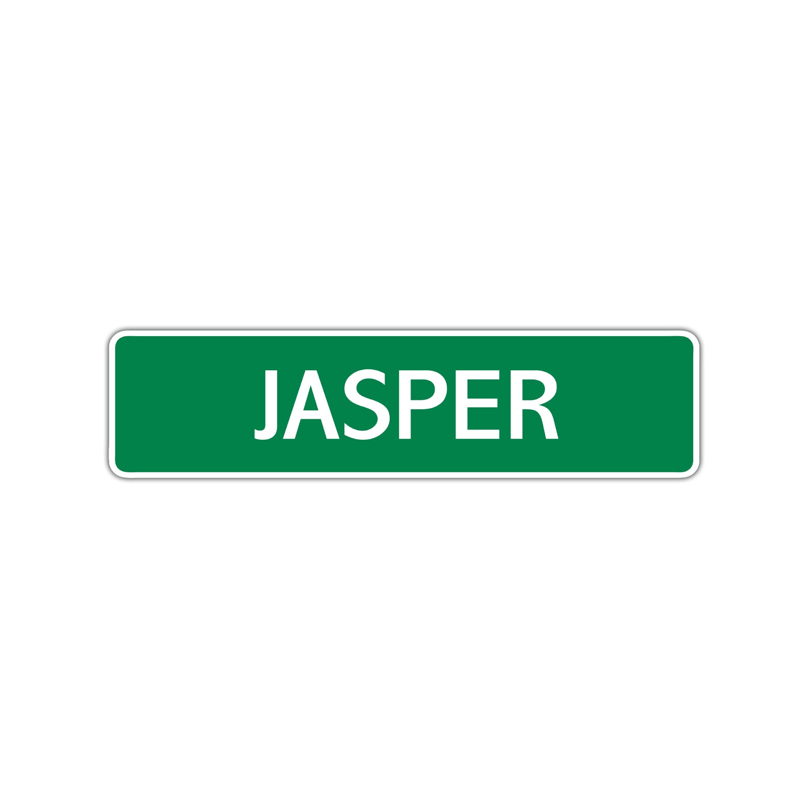 Jasper Street Sign Children Name Room Plate