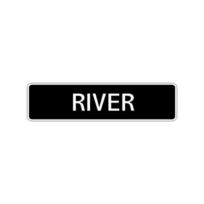 River Street Sign Children Name Room Plate
