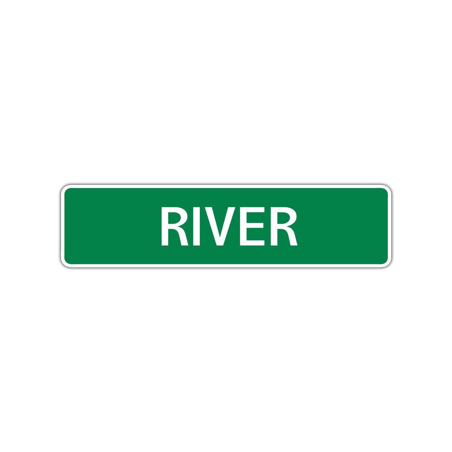 River Street Sign Children Name Room Plate