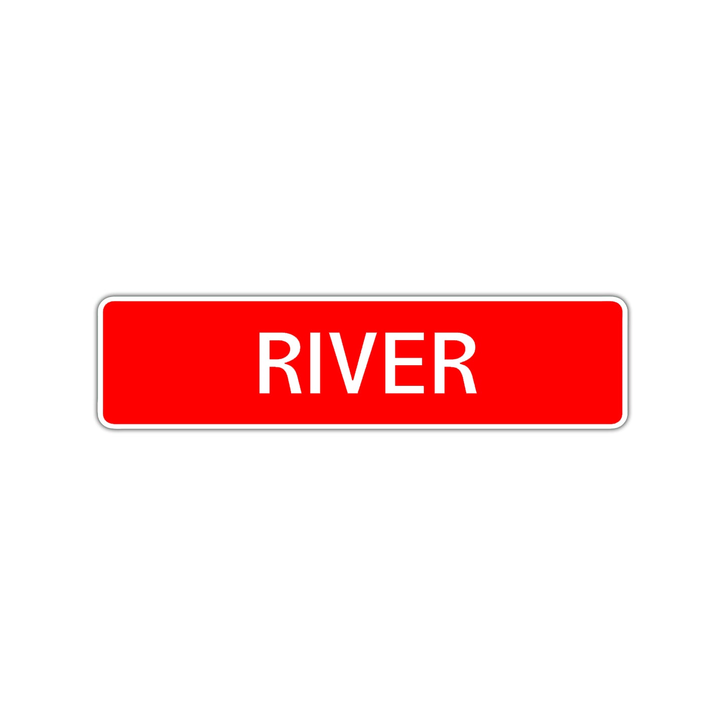 River Street Sign Children Name Room Plate