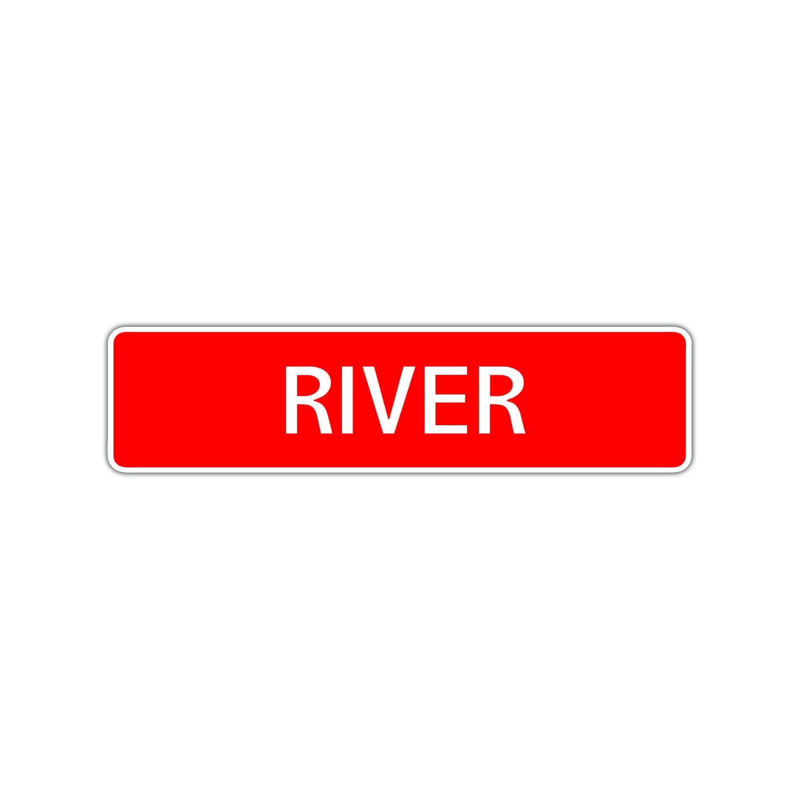 River Street Sign Children Name Room Plate