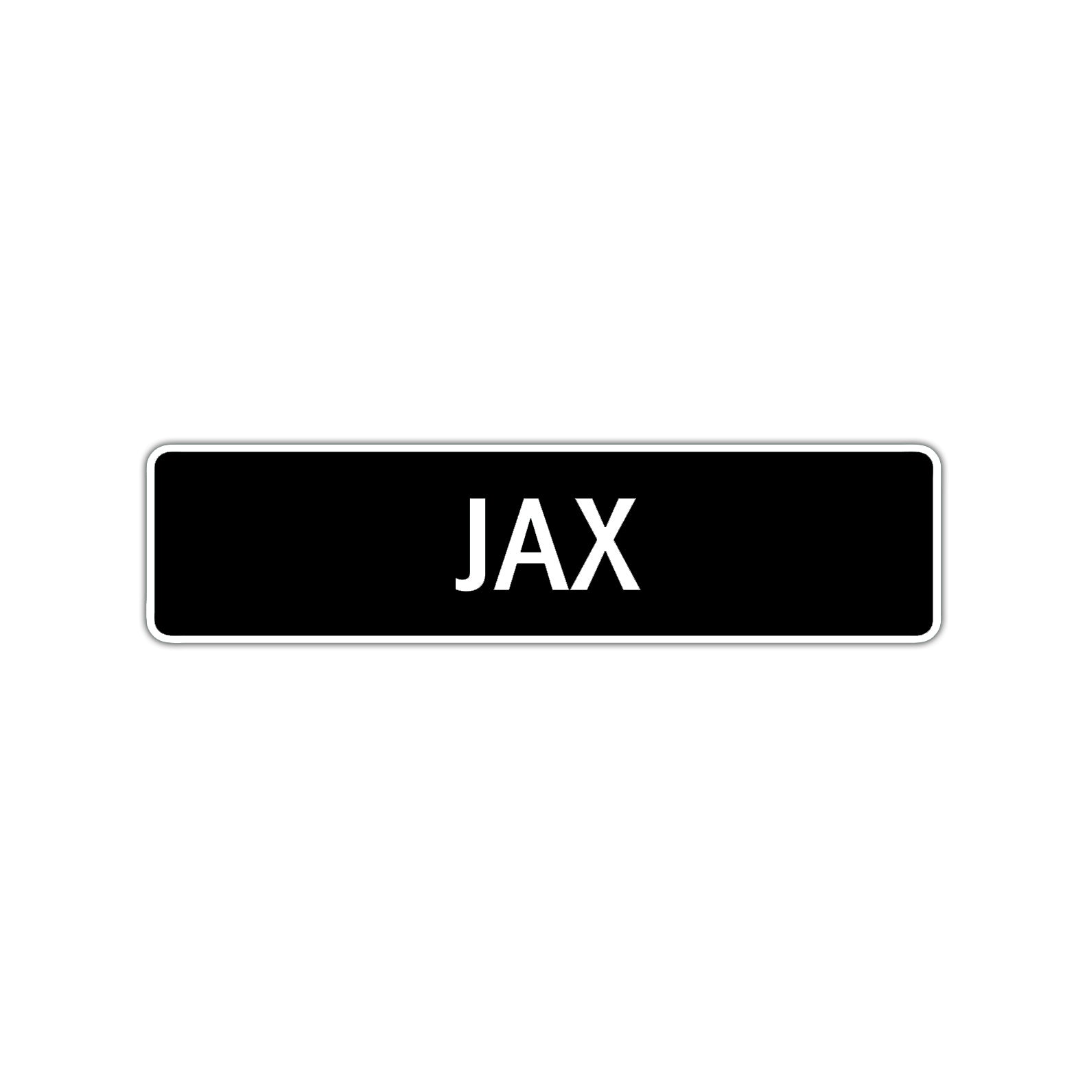 Jax Street Sign Children Name Room Plate