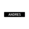 Andres Street Sign Children Name Room Plate