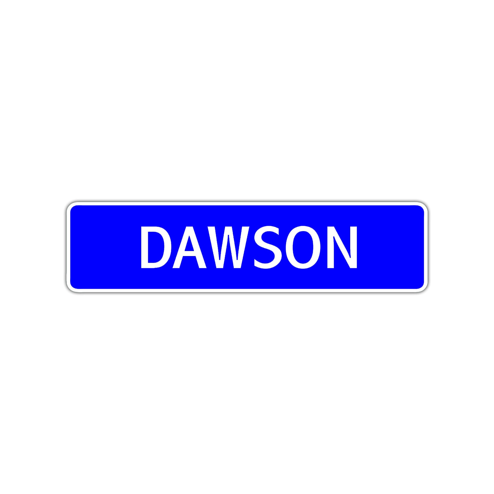 Dawson Street Sign Children Name Room Plate