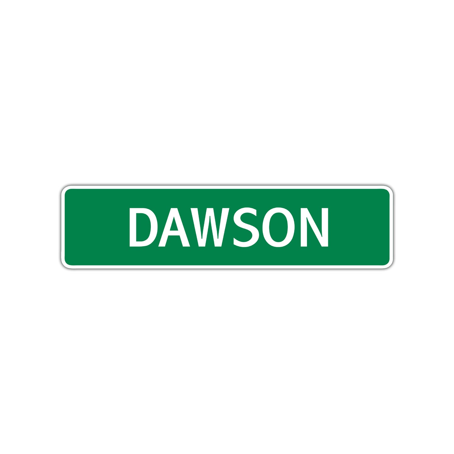 Dawson Street Sign Children Name Room Plate