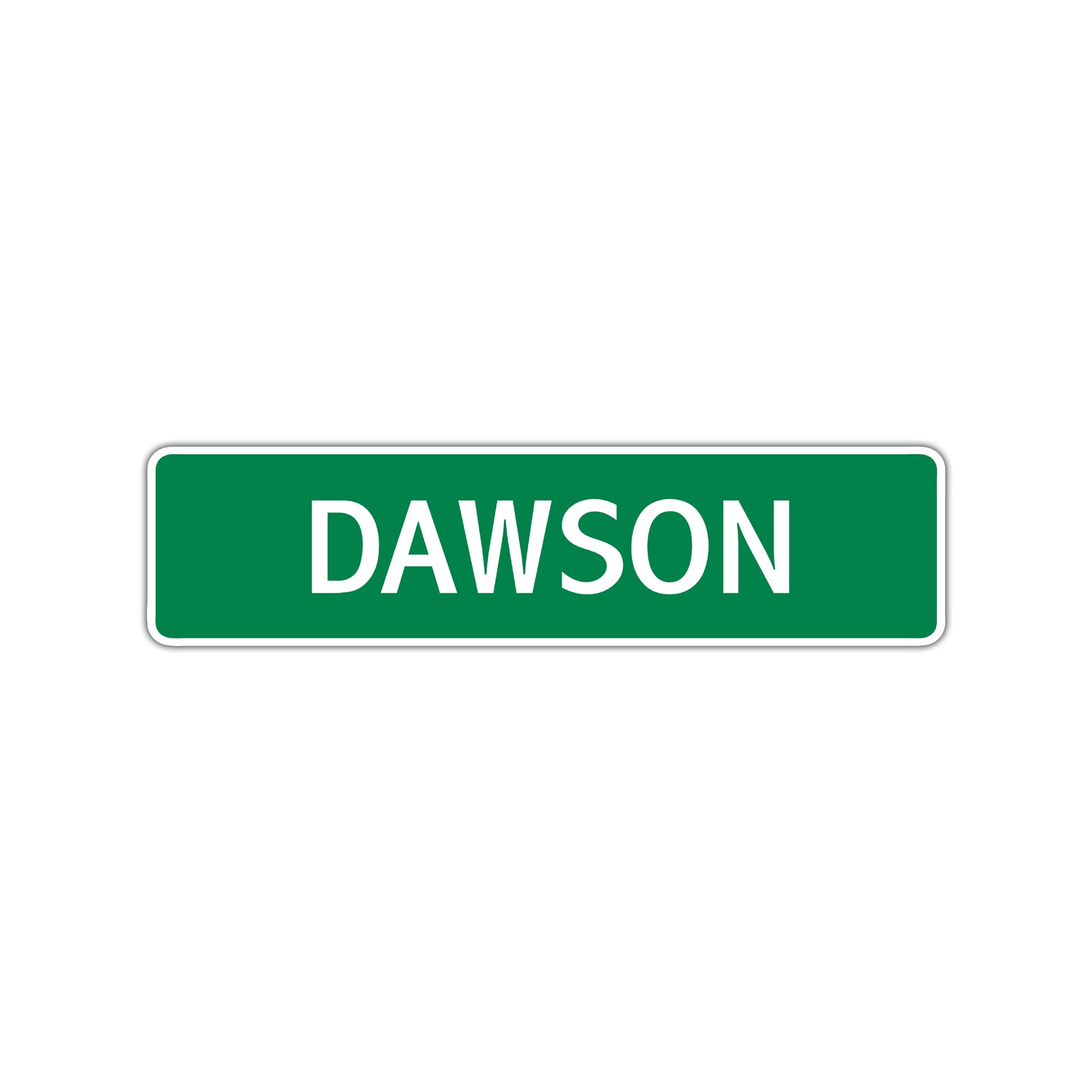 Dawson Street Sign Children Name Room Plate