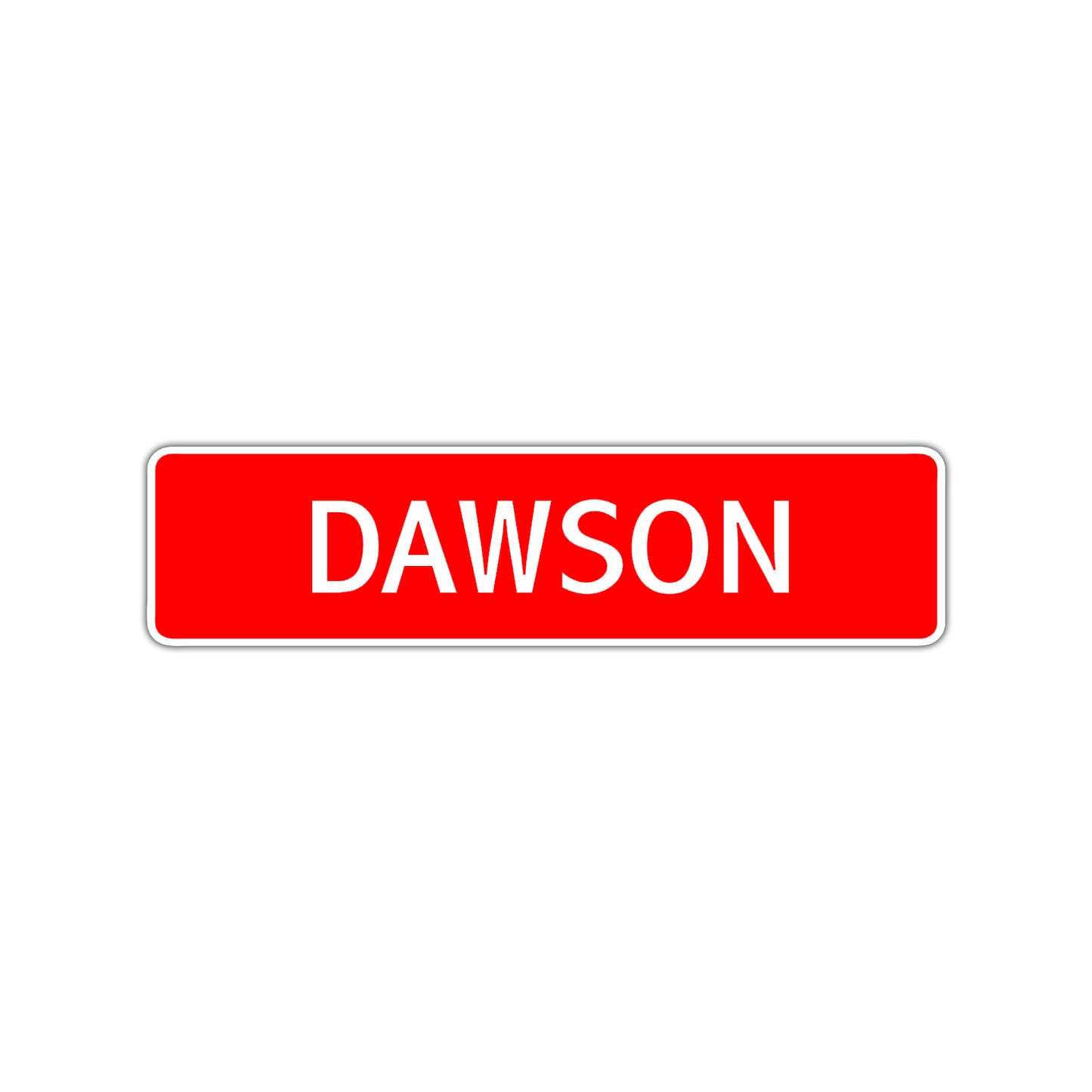 Dawson Street Sign Children Name Room Plate