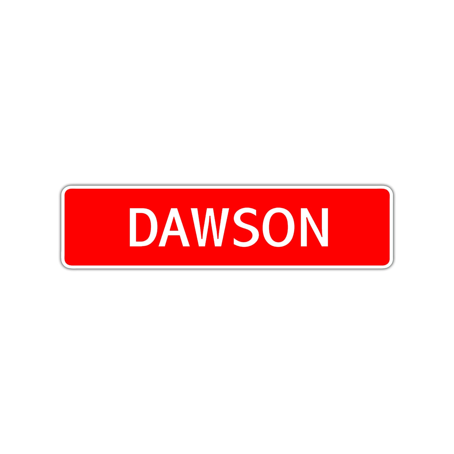 Dawson Street Sign Children Name Room Plate