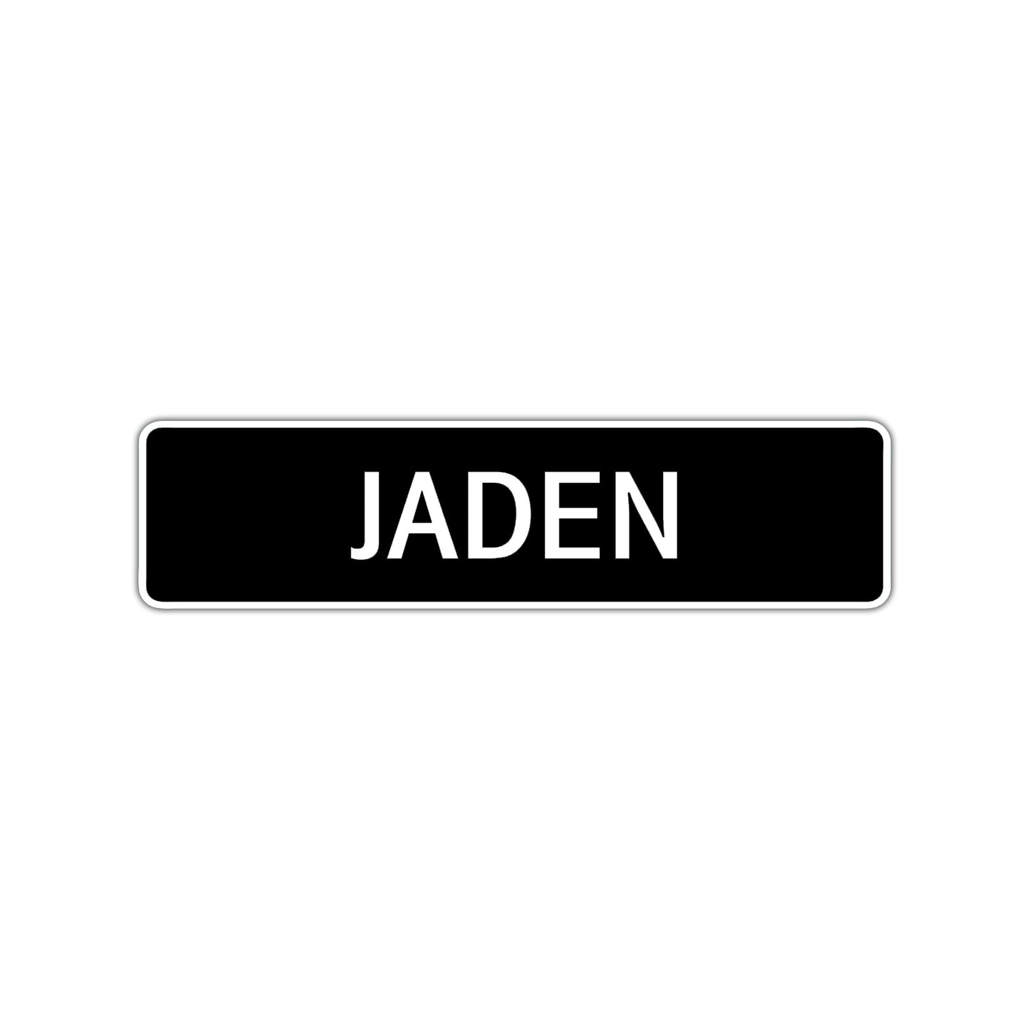 Jaden Street Sign Children Name Room Plate