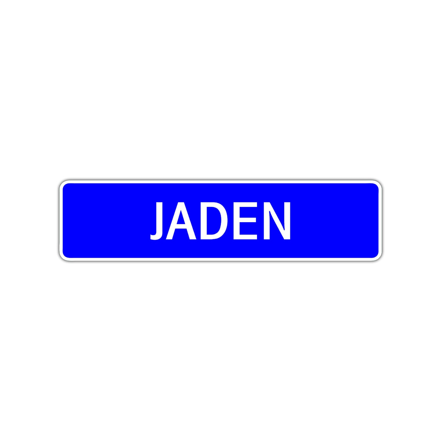 Jaden Street Sign Children Name Room Plate