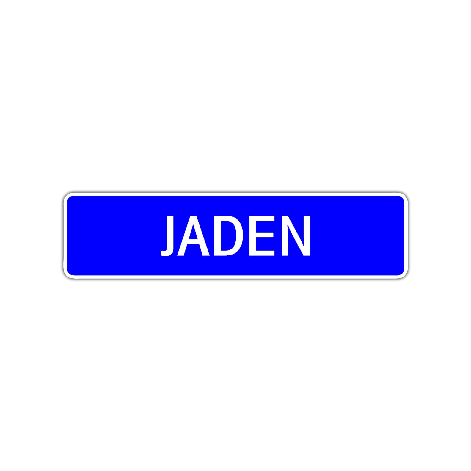 Jaden Street Sign Children Name Room Plate