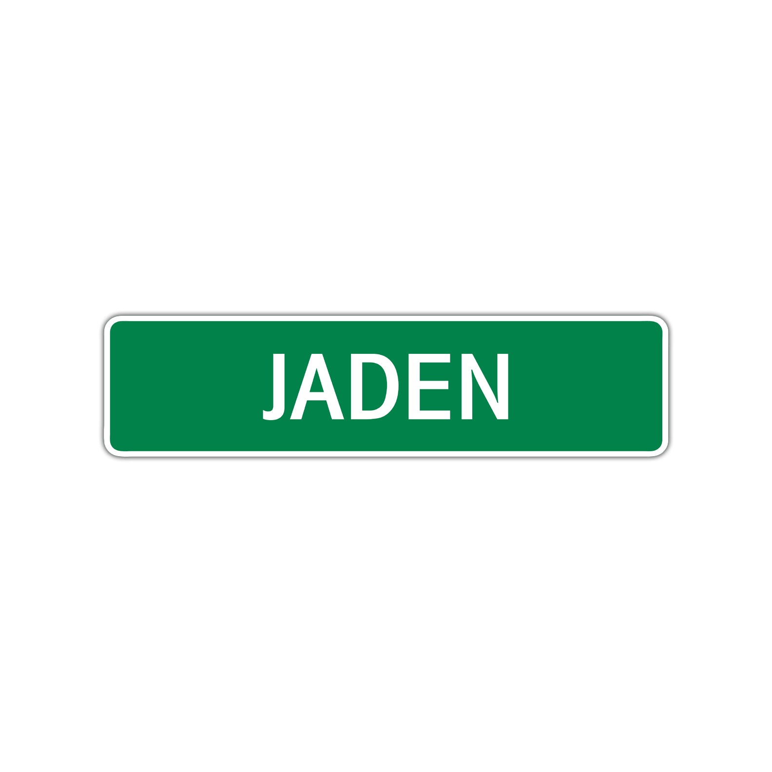 Jaden Street Sign Children Name Room Plate