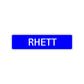 Rhett Street Sign Children Name Room Plate