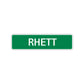 Rhett Street Sign Children Name Room Plate