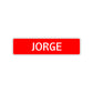 Jorge Street Sign Children Name Room Plate