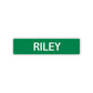Riley Street Sign Children Name Room Plate
