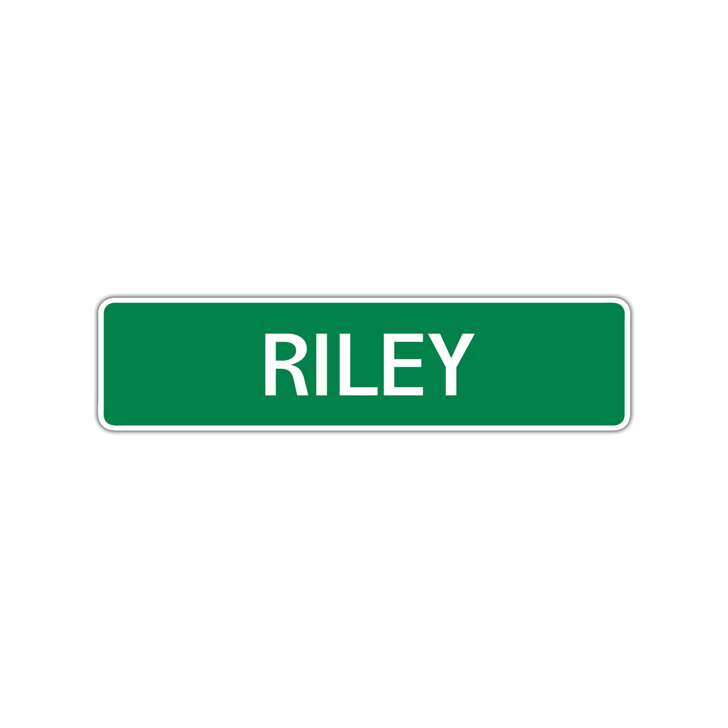 Riley Street Sign Children Name Room Plate