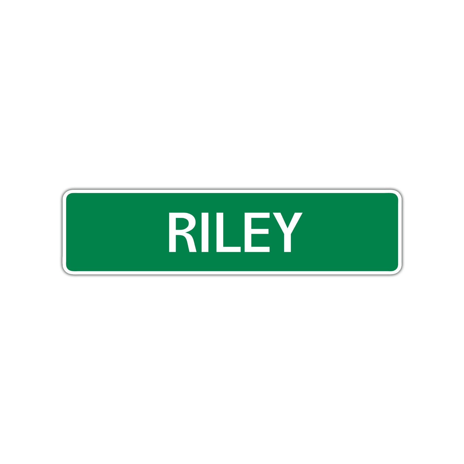 Riley Street Sign Children Name Room Plate