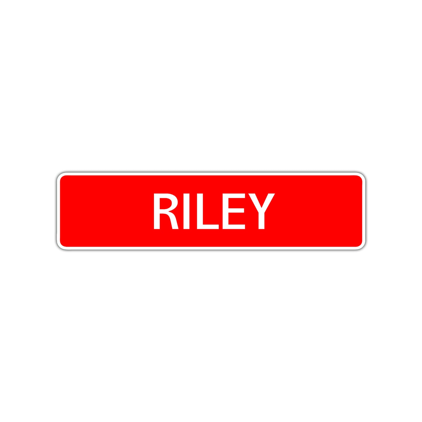 Riley Street Sign Children Name Room Plate