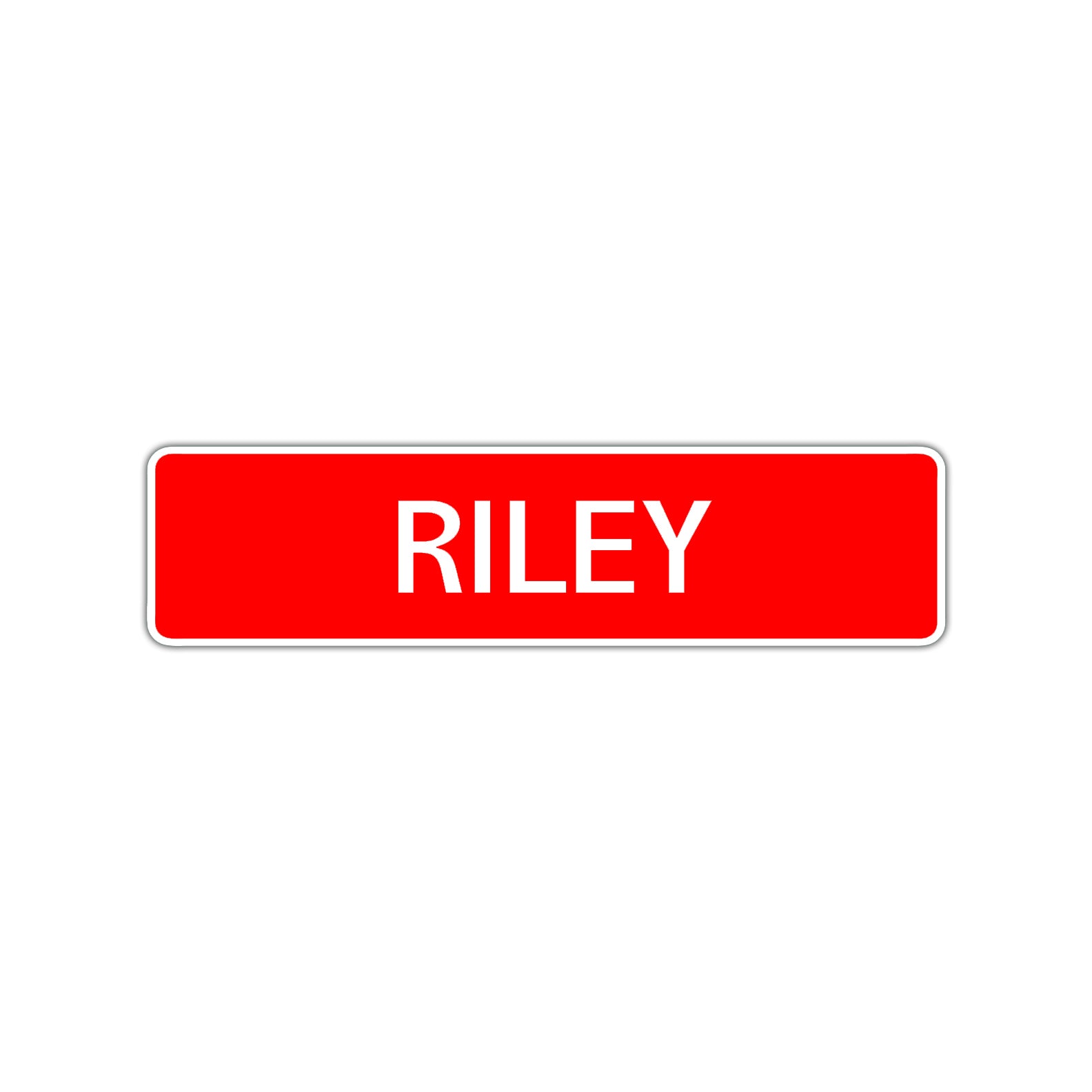 Riley Street Sign Children Name Room Plate
