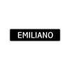 Emiliano Street Sign Children Name Room Plate