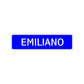 Emiliano Street Sign Children Name Room Plate