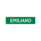 Emiliano Street Sign Children Name Room Plate