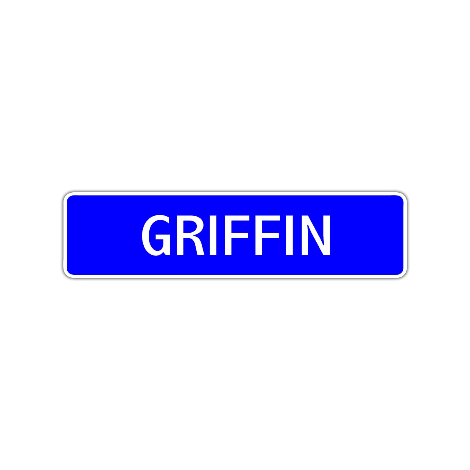 Griffin Street Sign Children Name Room Plate