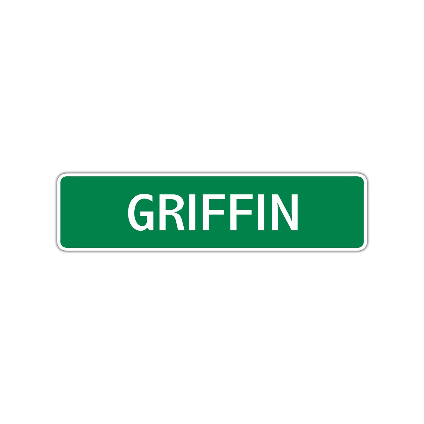 Griffin Street Sign Children Name Room Plate