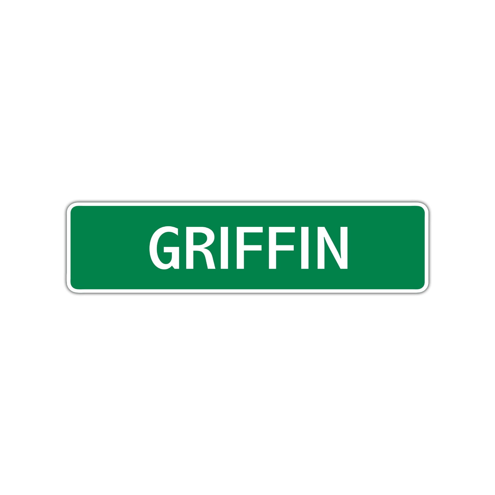 Griffin Street Sign Children Name Room Plate