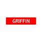 Griffin Street Sign Children Name Room Plate