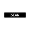 Sean Street Sign Children Name Room Plate