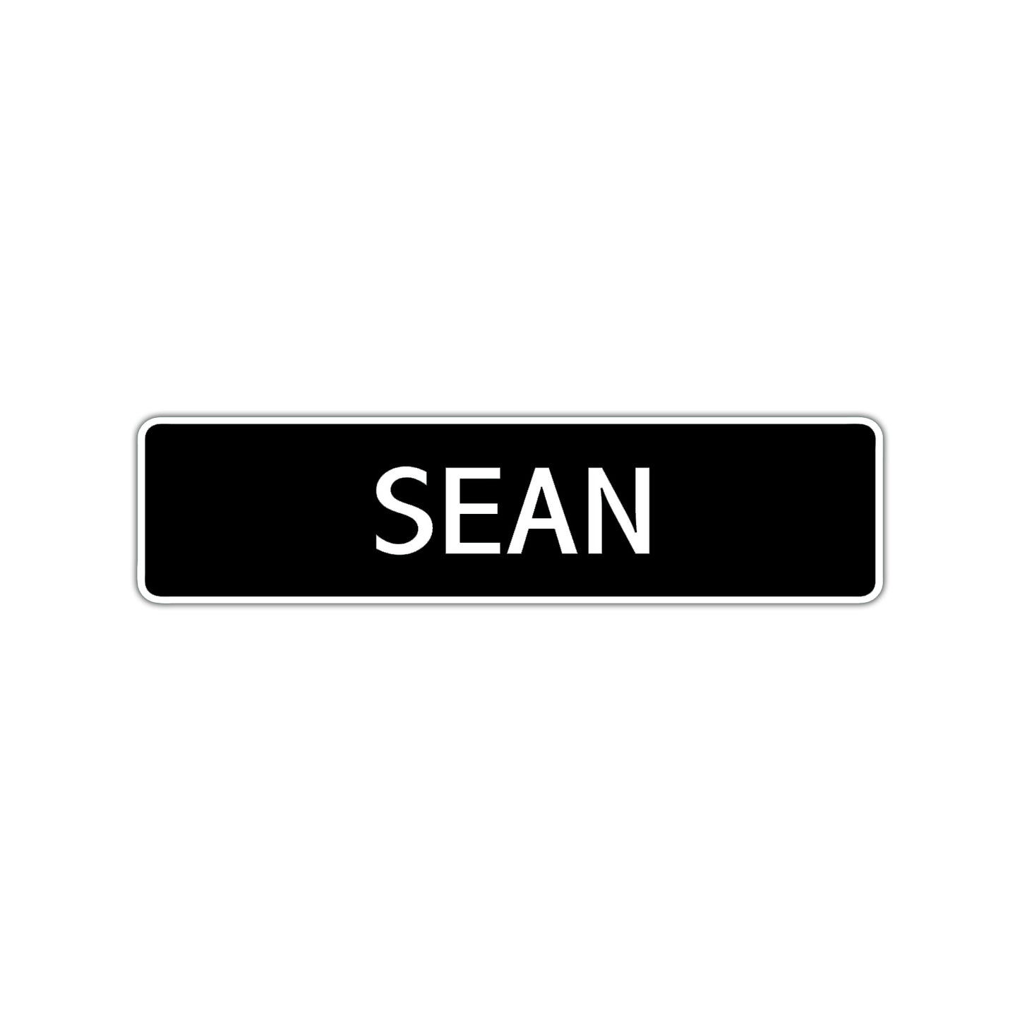 Sean Street Sign Children Name Room Plate