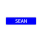 Sean Street Sign Children Name Room Plate