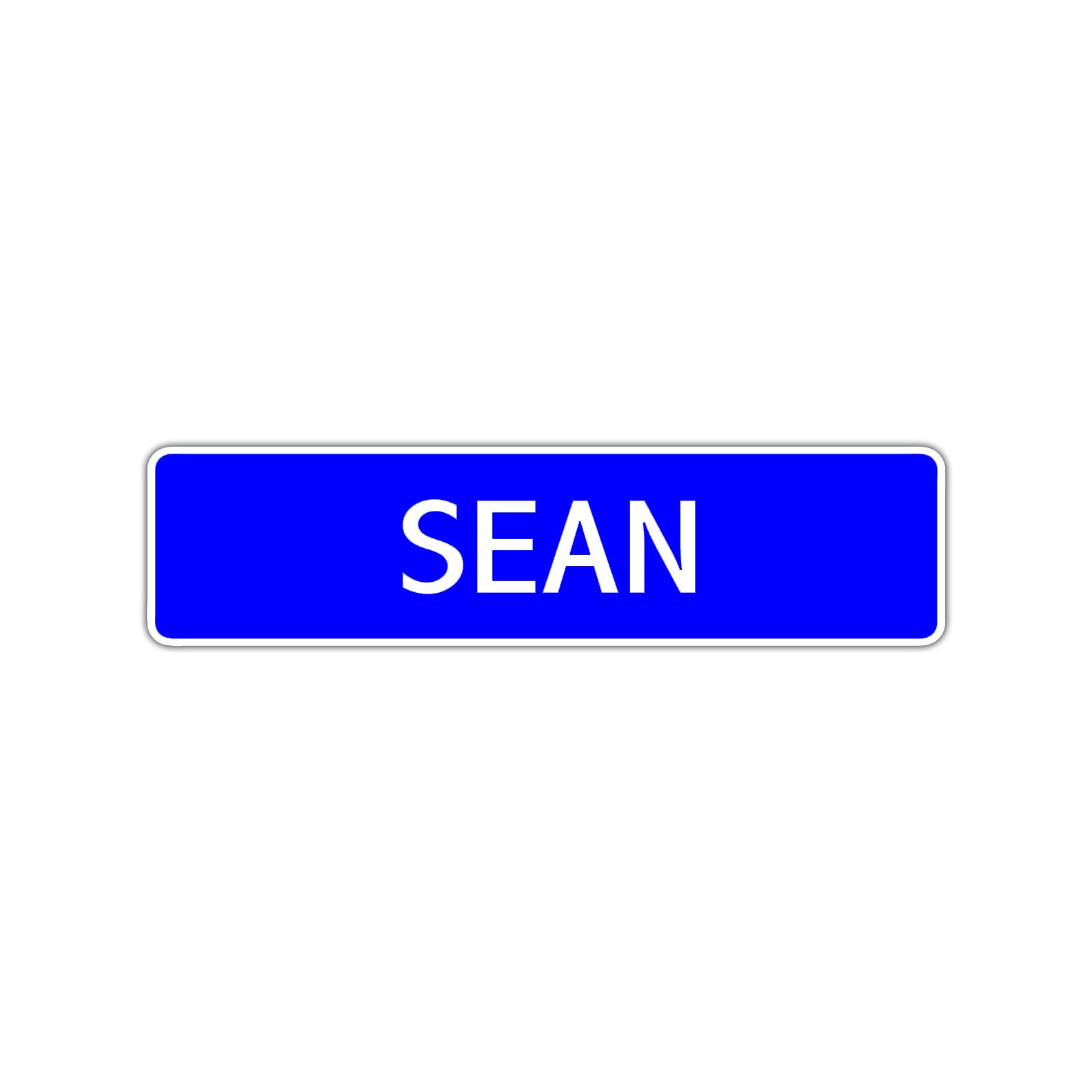 Sean Street Sign Children Name Room Plate