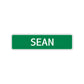 Sean Street Sign Children Name Room Plate