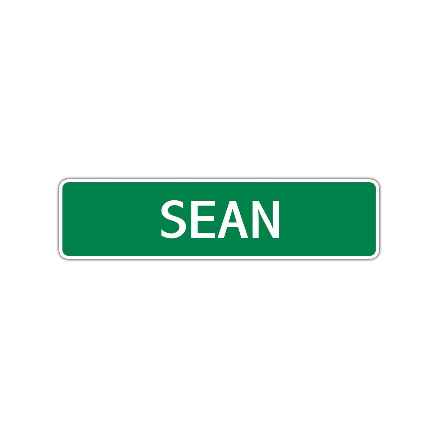 Sean Street Sign Children Name Room Plate