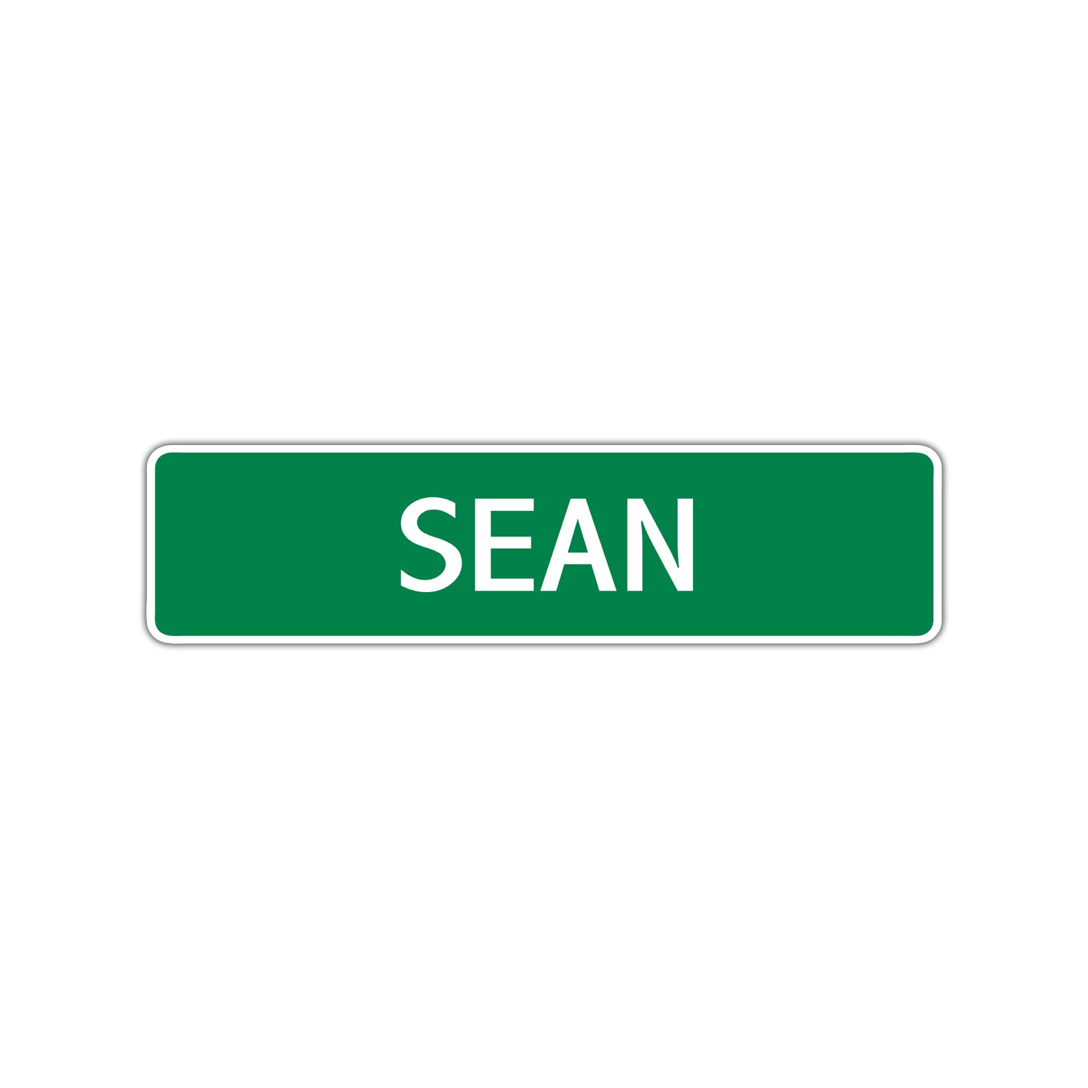 Sean Street Sign Children Name Room Plate
