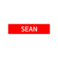 Sean Street Sign Children Name Room Plate