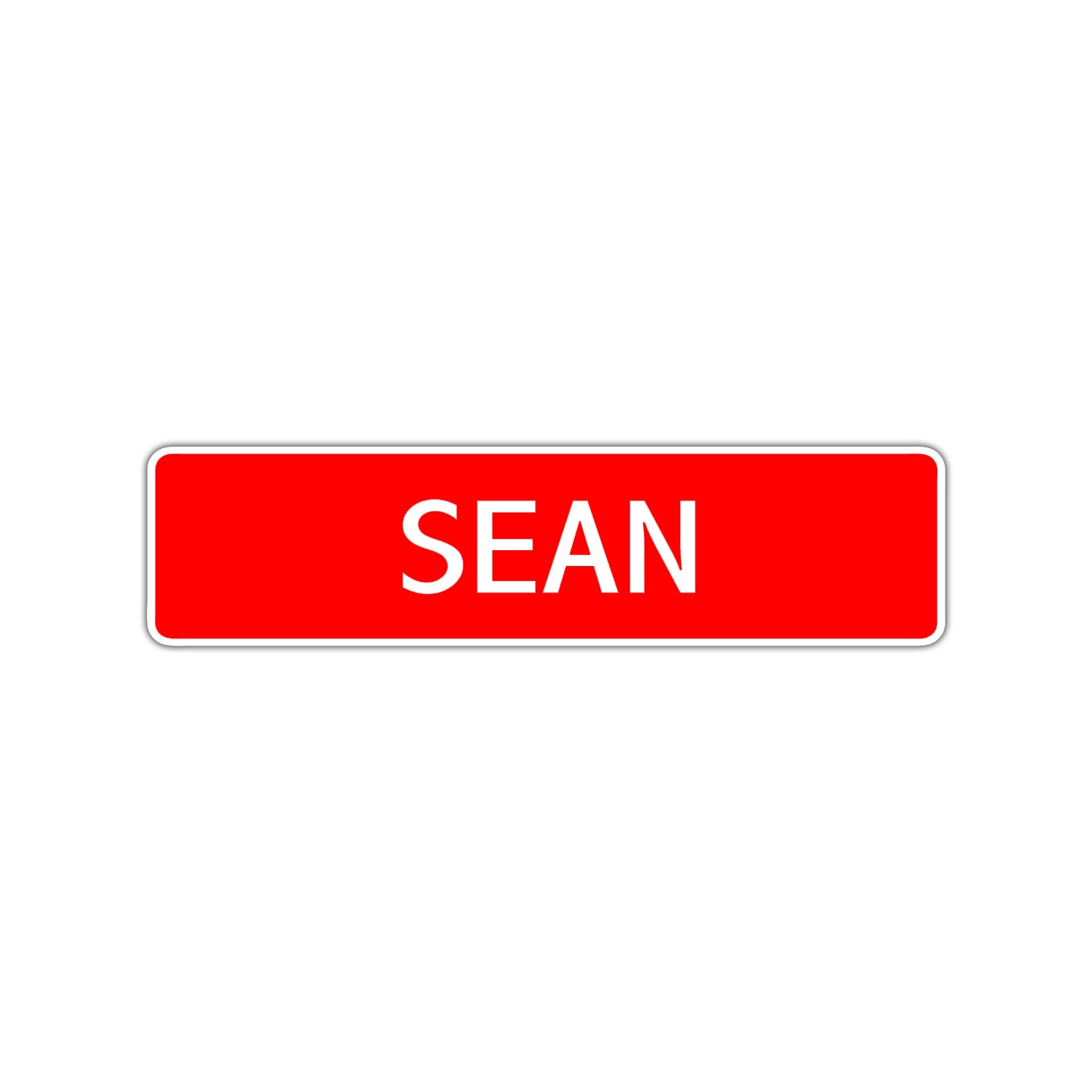 Sean Street Sign Children Name Room Plate