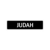 Judah Street Sign Children Name Room Plate