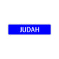 Judah Street Sign Children Name Room Plate