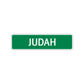 Judah Street Sign Children Name Room Plate