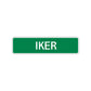 Iker Street Sign Children Name Room Plate