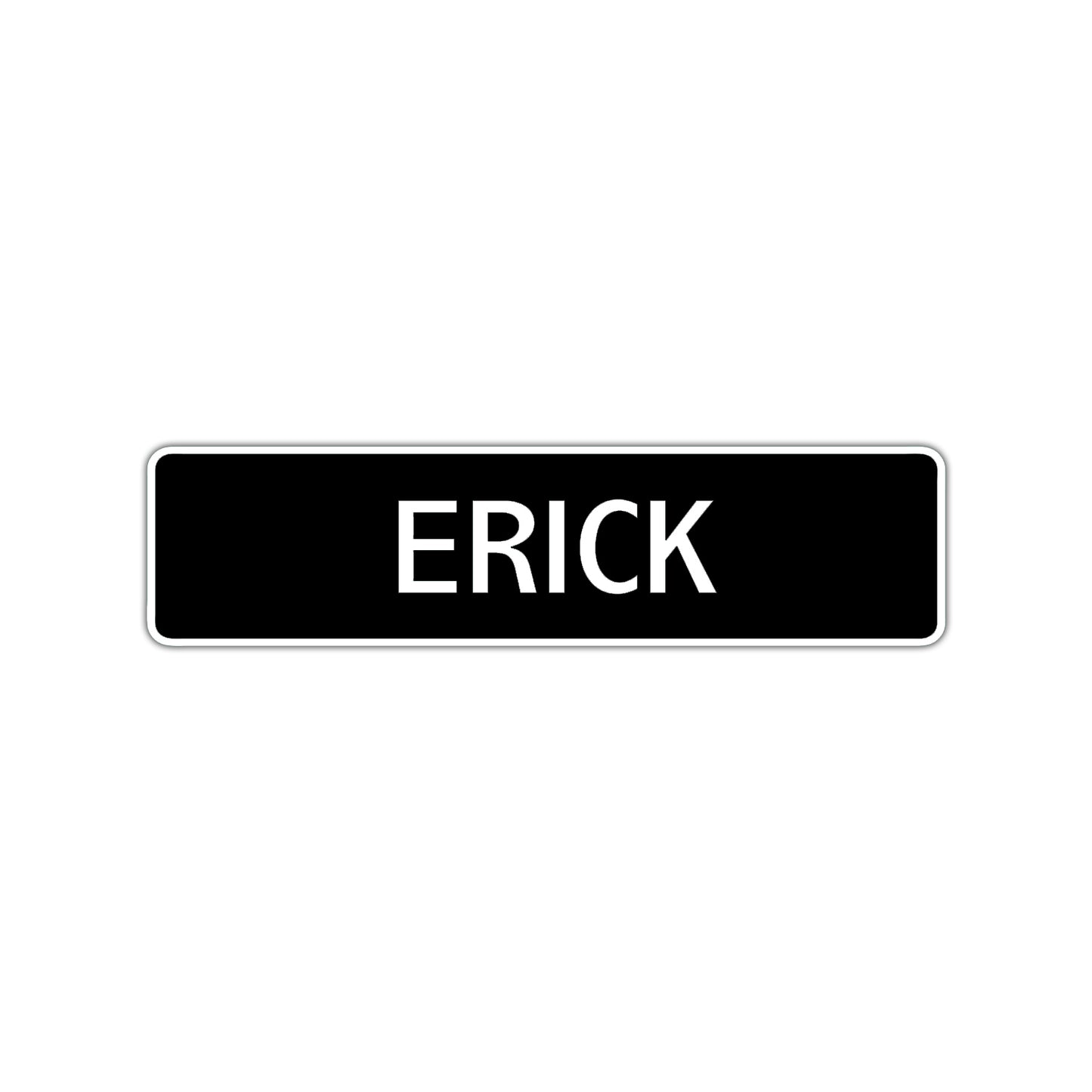 Erick Street Sign Children Name Room Plate