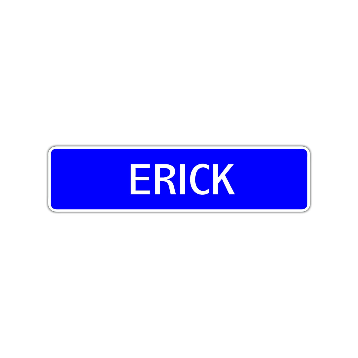 Erick Street Sign Children Name Room Plate
